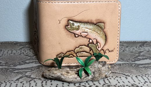 渓流魚の財布